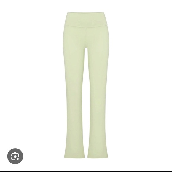 SKIMS NWOT Cotton Jersey Foldover Pant - Pistachio - Picture 4 of 5